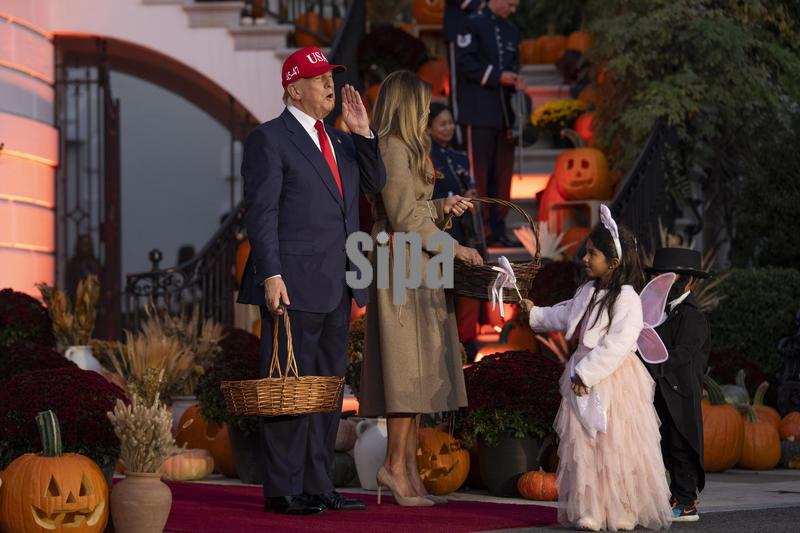 President Trump, First Lady Melania Trump Host White House Halloween Event 