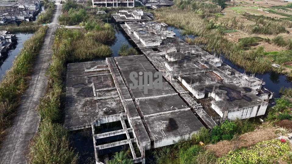unfinished residential buildings are in Fuyang, China - 27 Oct 2025