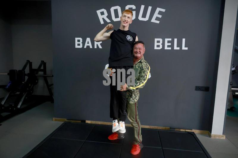 Young powerlifter with cerebral palsy Dmytro Polovych gives interview to Ukrinform