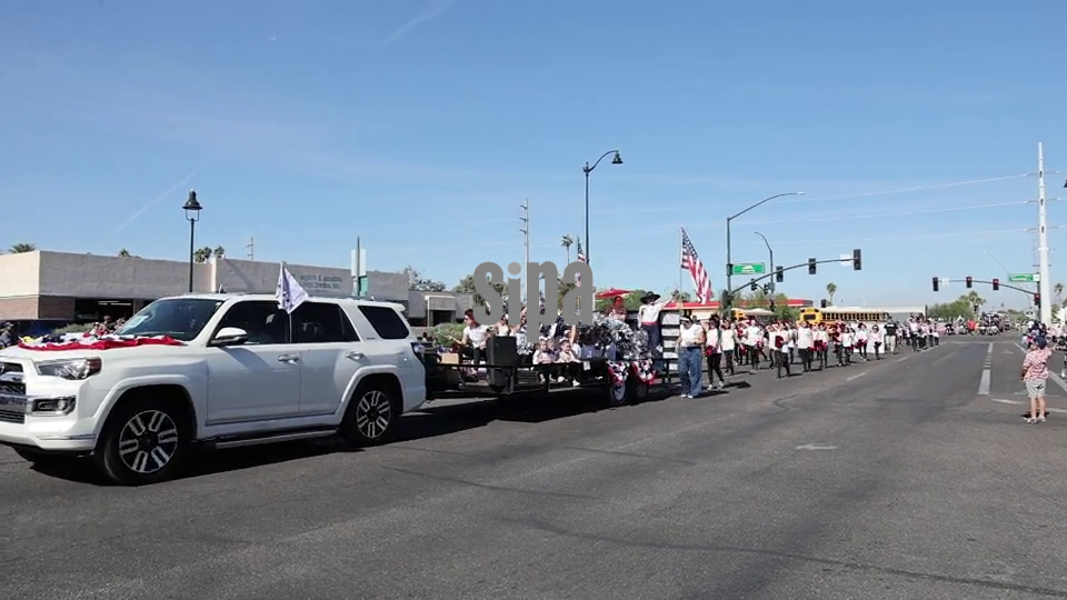 AZ: Veterans Day Parade honoring the 250 years since creation of the Army, Navy, and Marine Corps.