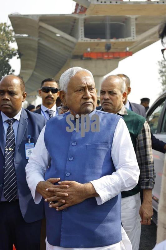 India: Bihar Chief Minister Nitish Kumar Inspects Various Projects In Patna