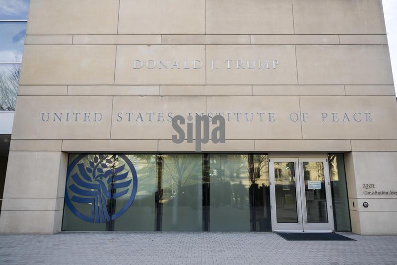 DC: The newly renamed Donald J. Trump United States Institute of Peace