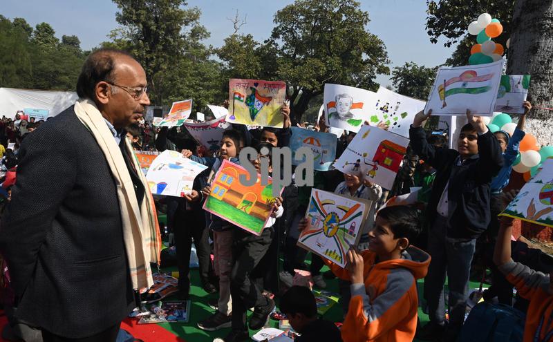 India: Painting Competition Organized To Commemorate: 150 Years Of “Vande Mataram” And “100th Birth Centenary Of Atal Bihari Vajpayee”