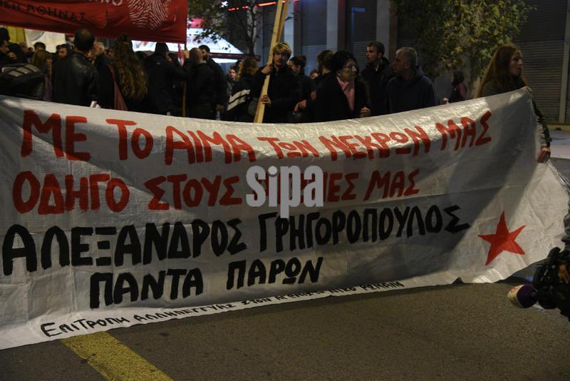Greece: Thousands of people march in memory of Alexis Grigoropoulos
