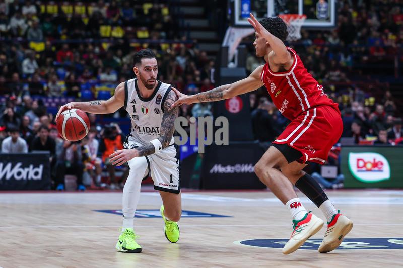 LBA Serie 1 2025/26 EA7 Milano vs Virtus Bologna in Italy - 14 Dec 2025