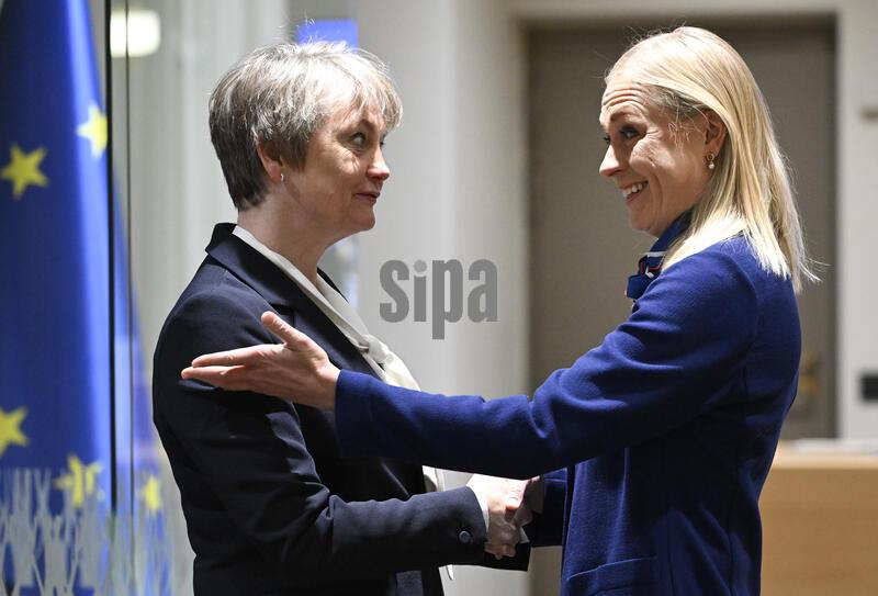 British Foreign Secretary Yvette Cooper visits Finland