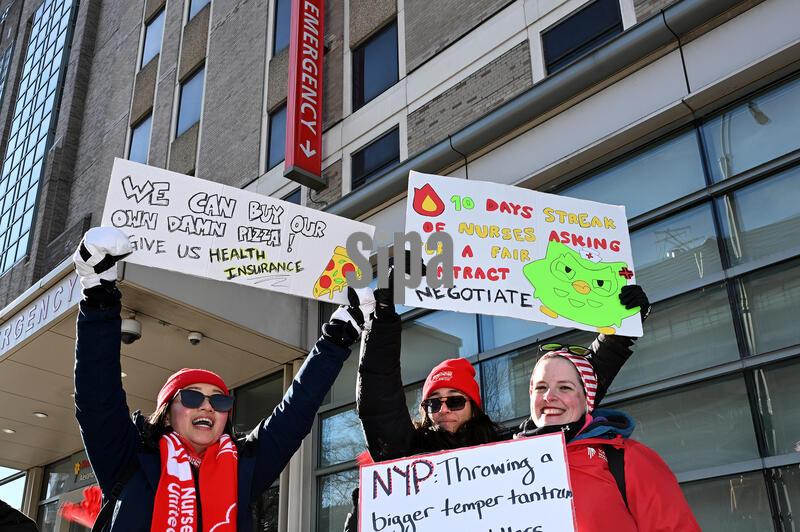 NY: Nurses In New York City Continue Strike Into Second Week