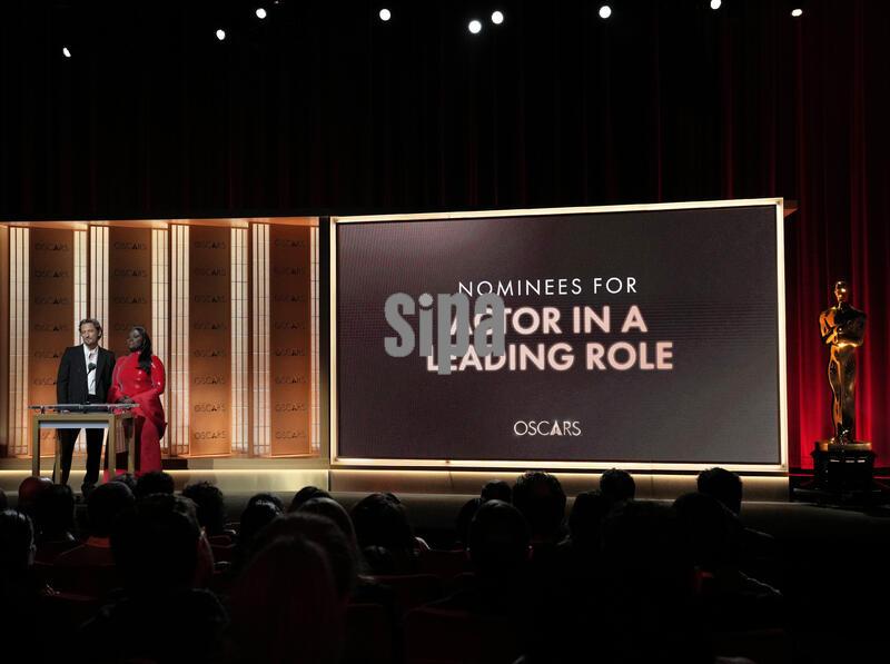 (L-R) Lewis Pullman and Danielle Brooks announce the nominees at the 98th Oscar Nominations Announcement held at the Samuel Goldwyn Theater in Beverly Hills, CA on Thursday, January 22, 2026. (Photo By Sthanlee B. Mirador/Sipa USA)