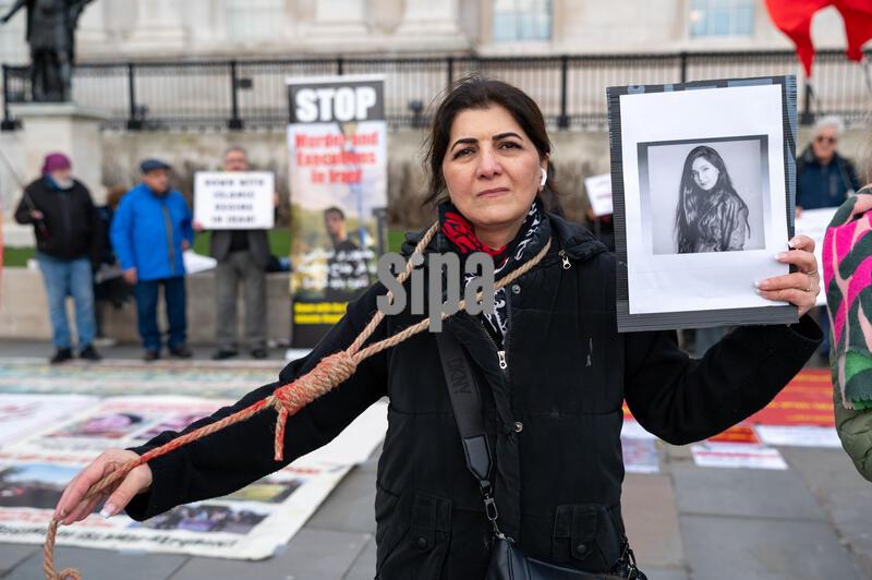 Iranians hold candle-lit vigil in Trafalgar Square for victims of crackdown in Iran - 24 Jan 2026