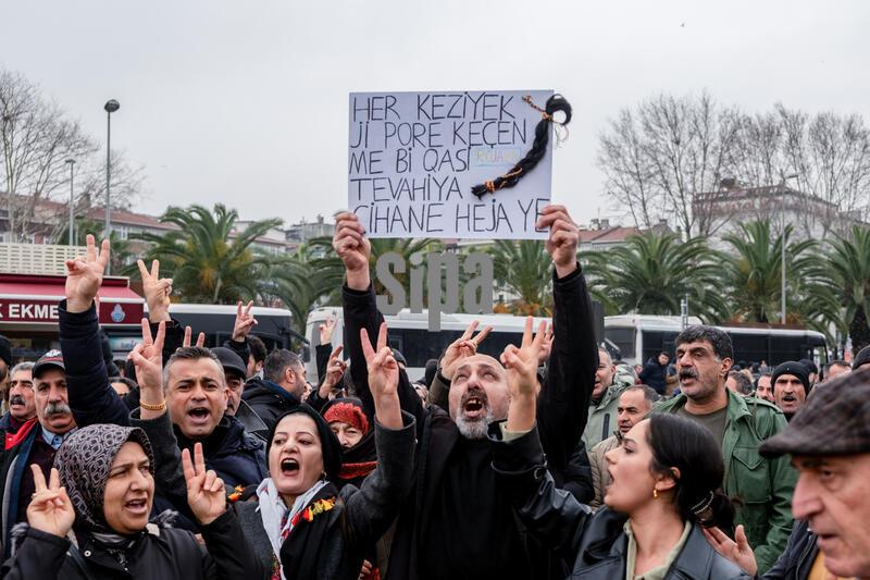 Kurdish Protest in Istanbul, Turkey - 24 Jan 2026
