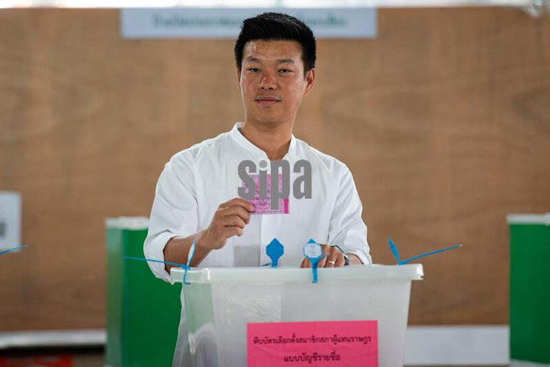 The Prime Minister candidate of the People's Party casts his vote in Bangkok - 8 February 2026.