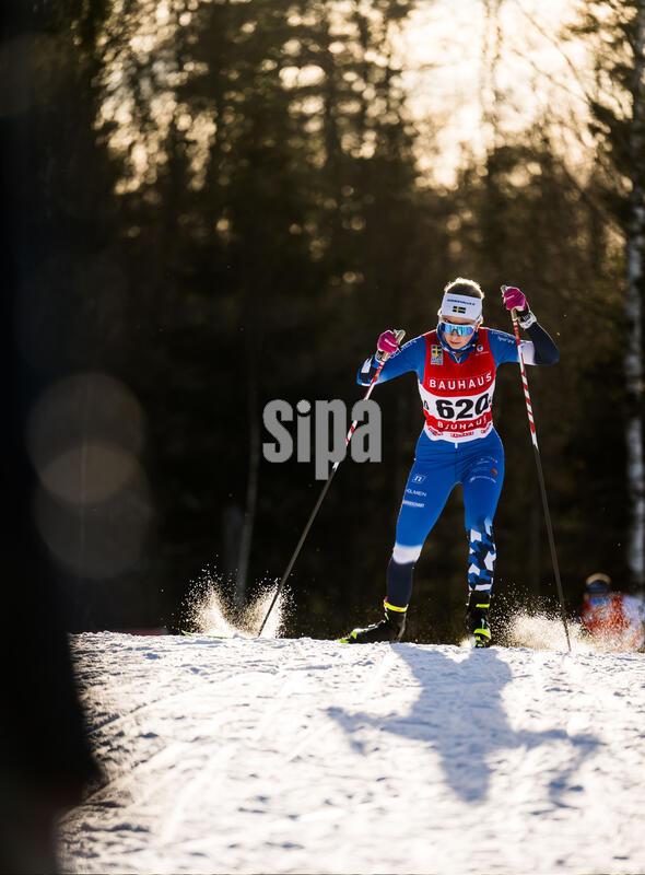 Skidor, Bauhaus Cup, Ulricehamn, Masstart, 20 km Fristil, Dam 19-20