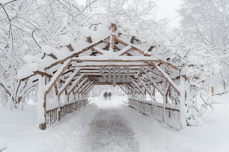 A blizzard hit the Northeast including New York City with heavy snow and strong winds with some places getting up to 19 inches of snow. New York, NY. February 23, 2026. (Photo by Steve Sanchez/Sipa USA).