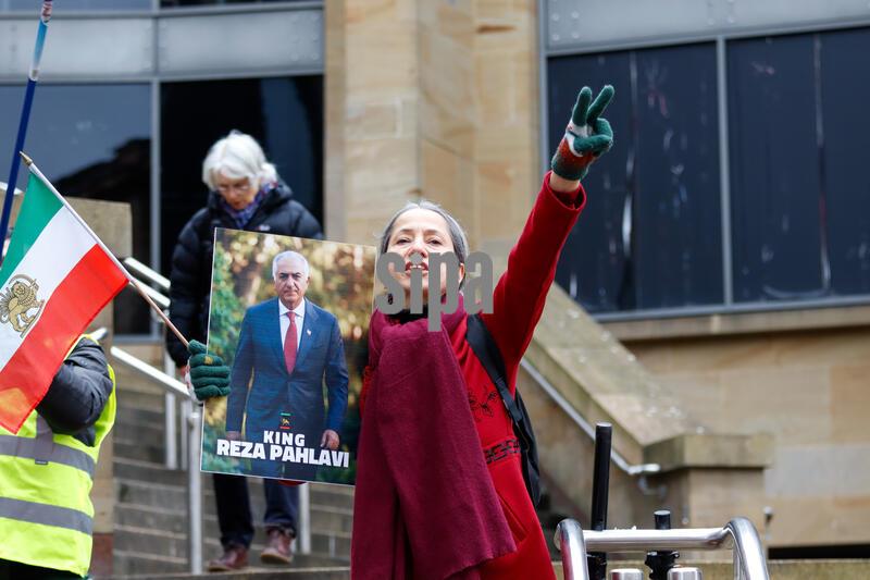 Scotland: Anti-Iranian Government Protest and Counter-Demonstration in Glasgow