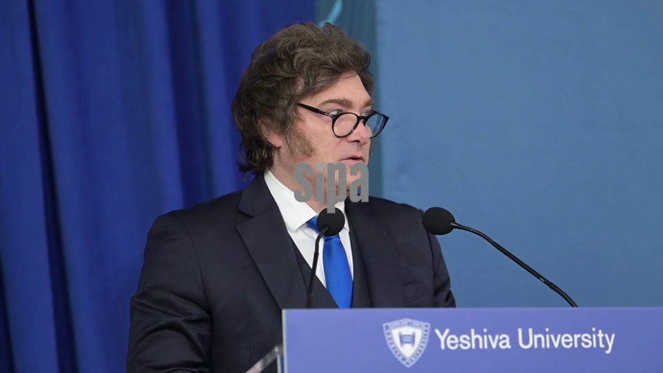 NY: Argentina President Milei Speaks at Yeshiva University