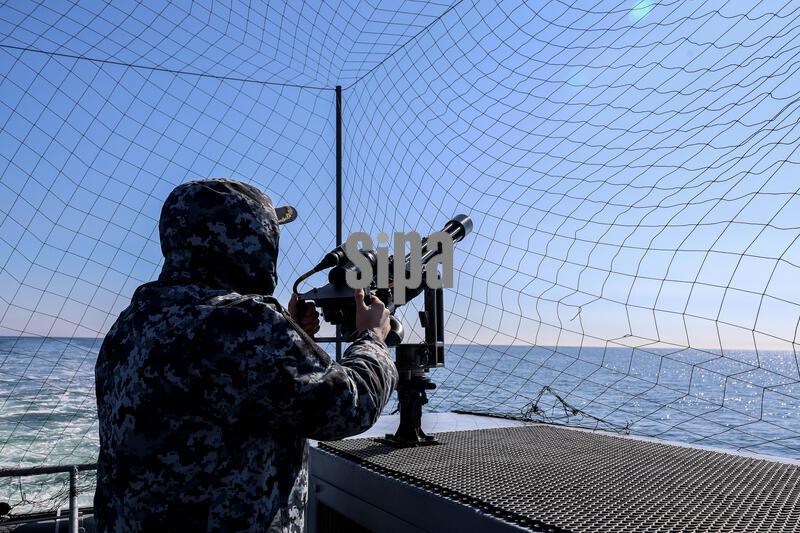 Ukrainian Navy patrols Black Sea waters