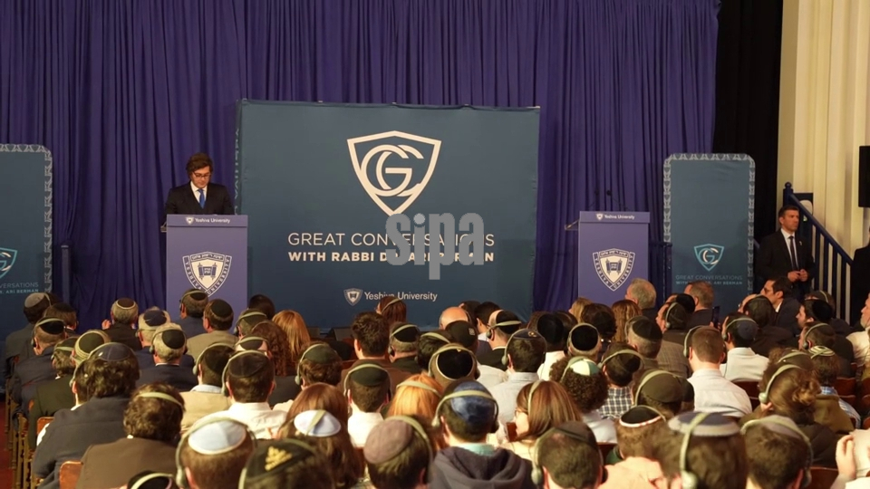 President of Argentina Javier Milei visits Yeshiva University