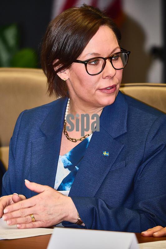 TX: HRH Crown Princess Victoria of Sweden and Sweden's Minister of Foreign Affairs Visit Houston, Texas