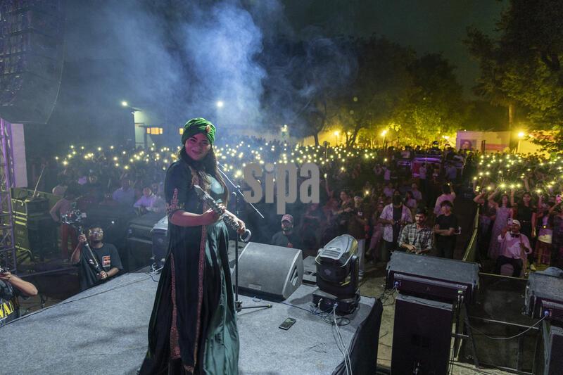 India: Sufi Singer Vandana Pal Performs Live During Tarang '26 At Lady Shri Ram College Delhi University