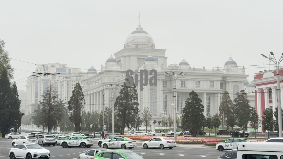 Tajikistan: Smog over Dushanbe, Tajikistan