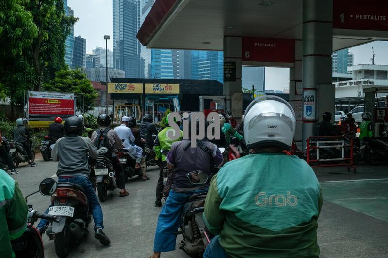 Jakarta Indonesia Fuel Rationing April 2