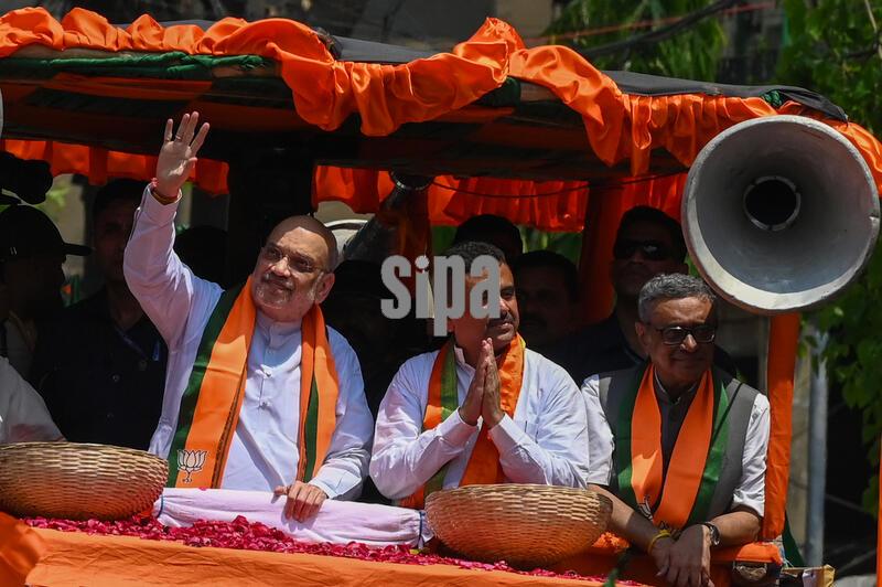 India: West Bengal Assembly Elections Union Home Minister Amit Shah Leads Mega Roadshow Nomination Rally In Support Of BJP Candidates In Kolkata