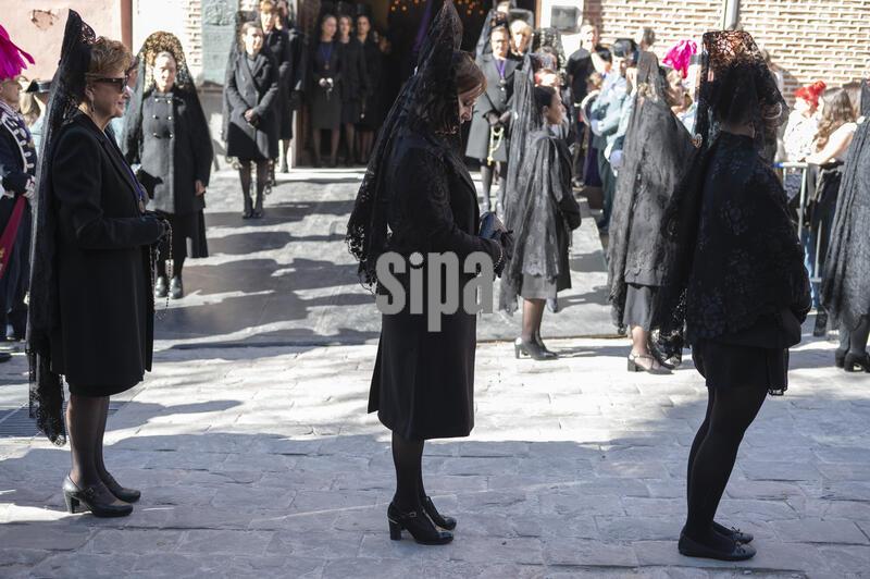 Procession  El Pobre and María del Dulce Nombre In Madrid