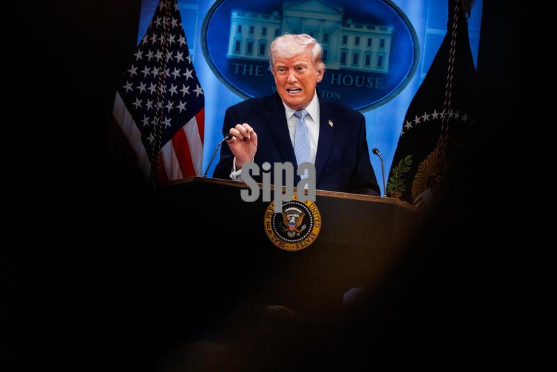 DC: U.S. President Donald Trump holds Press Conference at White House