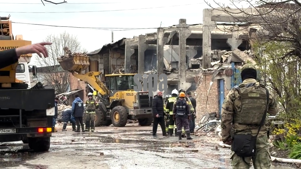 Russia: Warehouse hit by fire in Vladikavkaz, Russia
