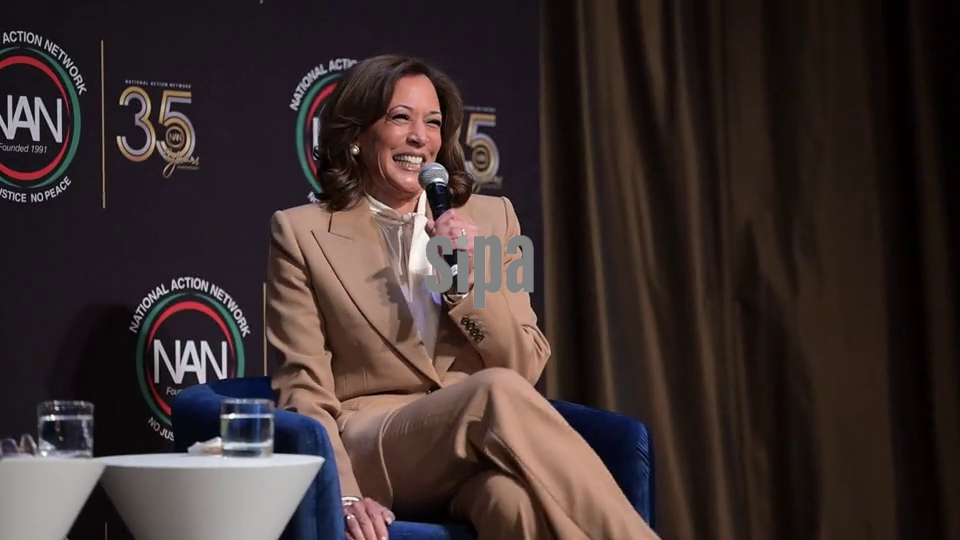 NY: Former US Vice President Kamala Harris Speaks In New York City