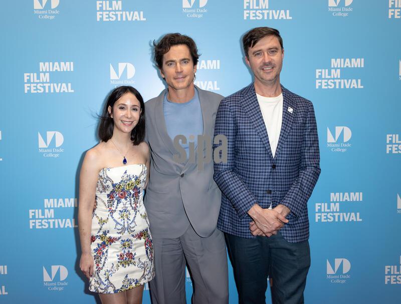 Actor Matt Bomer receives the Vanguard Award 2026 at the 43rd Miami Film Festival.