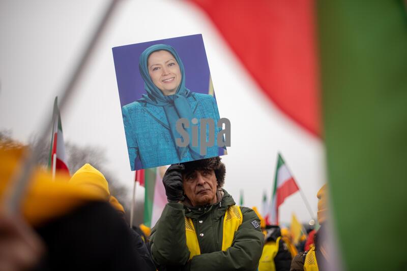 Berlin Demonstration MEK Supporters
