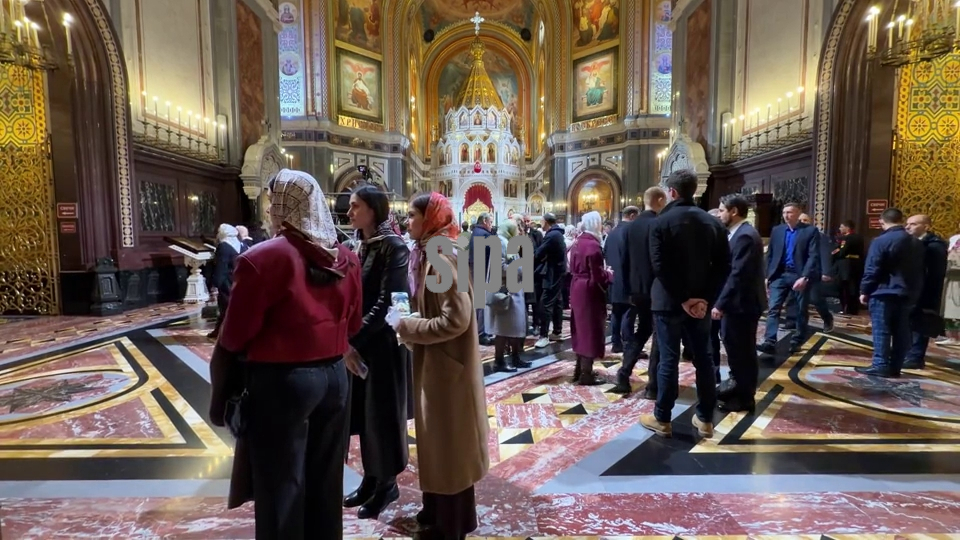 Russia: Russian Orthodox believers celebrate Easter in Moscow