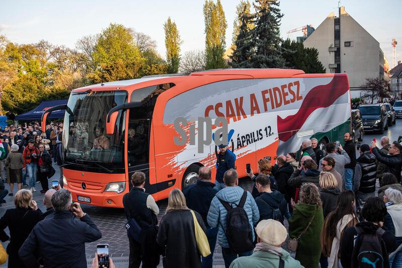 Fidesz campaign finishing party in Budapest, Hungary - 11 Apr 2026