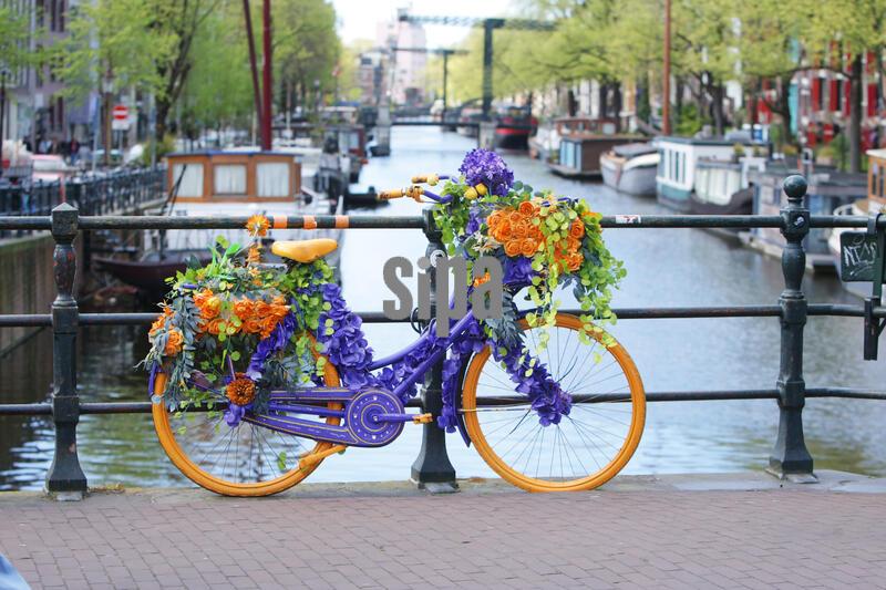 Daily Life Springtime Amsterdam