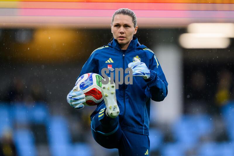 Football, FIFA Women's World Cup Qualifier, Sweden - Denmark