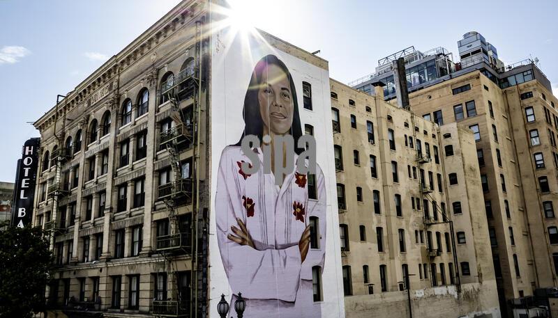 Los Angeles. Delores Huerta Mural.