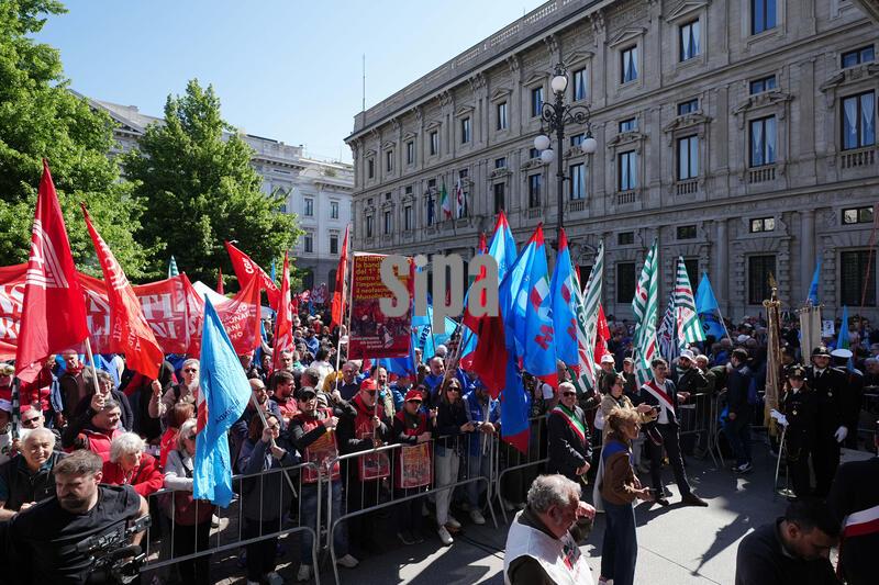 Corteo del primo Maggio a Milano