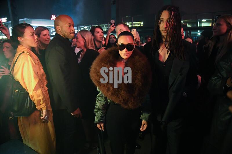 Kim Kardashian attends the GucciCore Fashion Show in Times Square, New York, NY on May 16, 2026. (Photo by Efren Landaos/Sipa USA)