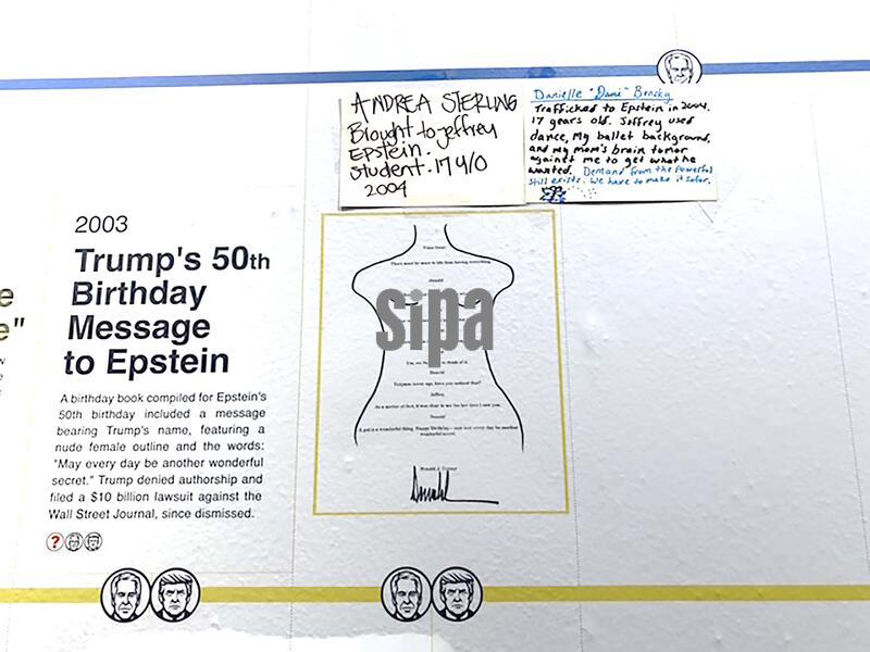 Jeffery Epstein Donald J Trump Reading Room in New York - 17 May 2026