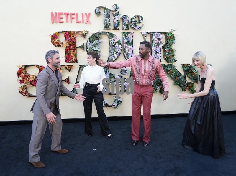 (L-R) Marco Calvani,  Tina Fey, Colman Domingo and Kerri Kenney-Silver at Netflix's THE FOUR SEASONS Season 2 Los Angeles Premiere held at The Egyptian Theater in Hollywood, CA on Tuesday, ​May 19, 2026. (Photo By Sthanlee B. Mirador/Sipa USA)