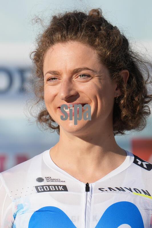Italia: Marlen Reusser Movistar TEAM During the Team Presentation Ahead of the Giro D’italia...