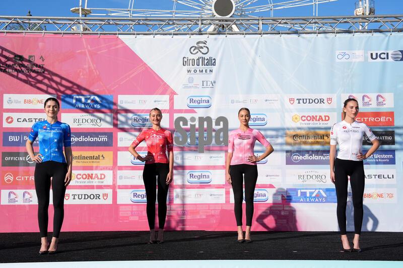 Italia: The Jersey During the Team Presentation Ahead of the Giro D’italia Women Cycling Race in...