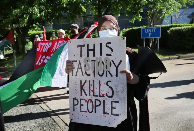 Leicester Community Target Israeli Owned UTACS Factory in Leicester, UK - 29 May 2026