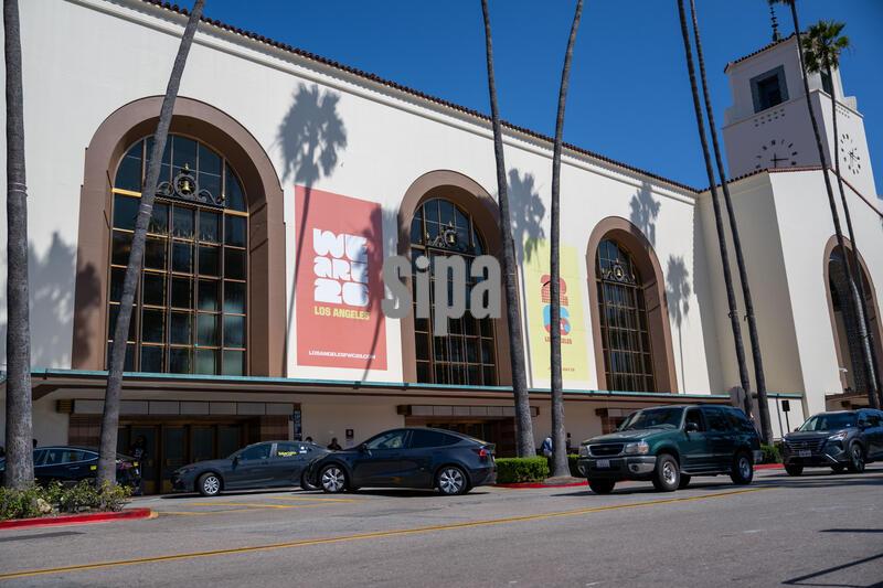 World Cup Signage Appear at Union Station Ahead of Los Angeles 2026 Matches in Los Angeles, USA - 29 mAY 2026