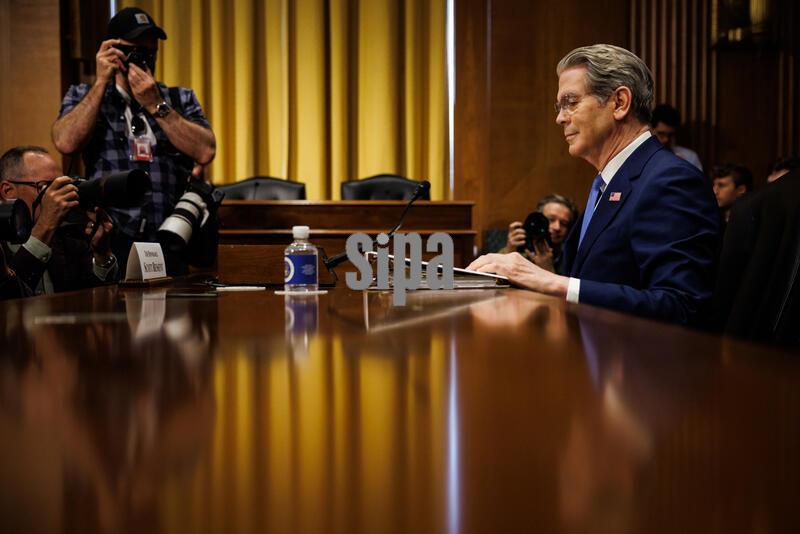 U.S. Treasury Secretary Scott Bessent arrives to testify before the Senate Finance Committee during a hearing on the proposed 2027 fiscal year budget for the U.S. Department of the Treasury on June 2, 2026 in Washington, D.C. Bessent faced questions from both sides of the aisle on the controversial settlement agreement between President Trump and the IRS. (Photo by Samuel Corum/Sipa USA)
