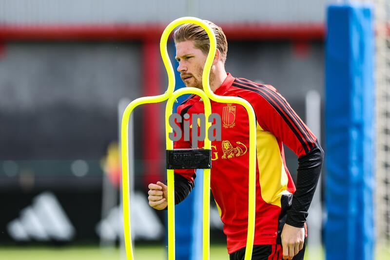 Belgium's Kevin De Bruyne pictured during a training session of Belgian national soccer team Red Devils, in Brussels, on Friday 05 June 2026. The Red Devils are playing a friendly game against Tunisia tomorrow, part of the preparations for the 2026 FIFA World Cup. BELGA PHOTO BRUNO FAHY (Photo by BRUNO FAHY/Belga/Sipa USA)