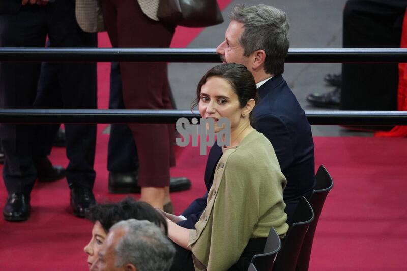 Spain: Isabel Diaz Ayuso  meets with the world of culture and sport at the Movistar Arena in Madrid, June 7, 2026
