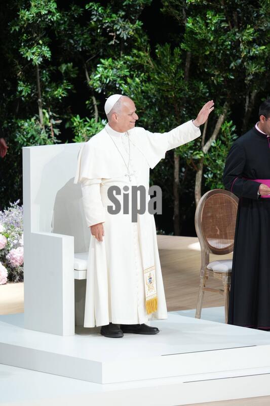 Spain: Pope Leo XIII meets with the world of culture and sport at the Movistar Arena in Madrid, June 7, 2026