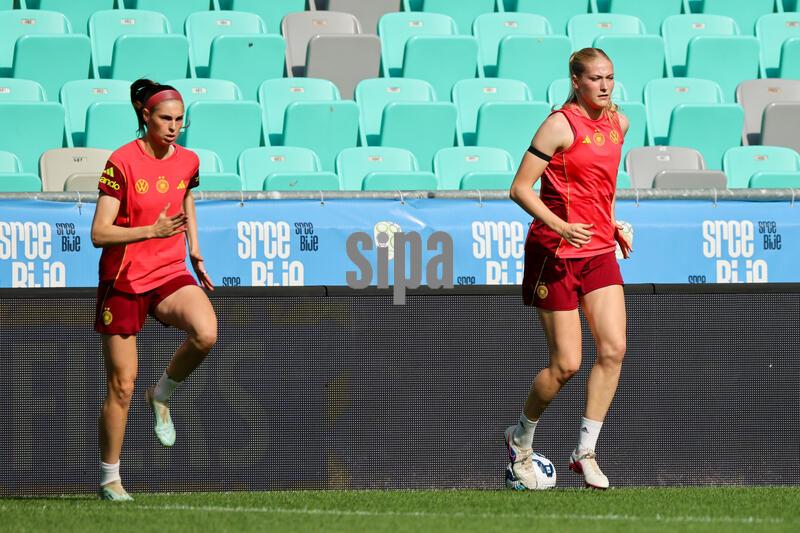 Ljubljana, Slowenien: 08.06. 2026 - Abschlusstraining des DFB Frauenteam vor dem WM-Qualifikationsspiel gegen Slowenien 
 